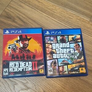 Sony PS4 Red Dead Redemption II and Grand Theft Auto V Set